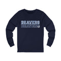 Beavers Paisley & Polka Dot Bow Long Sleeve Tee