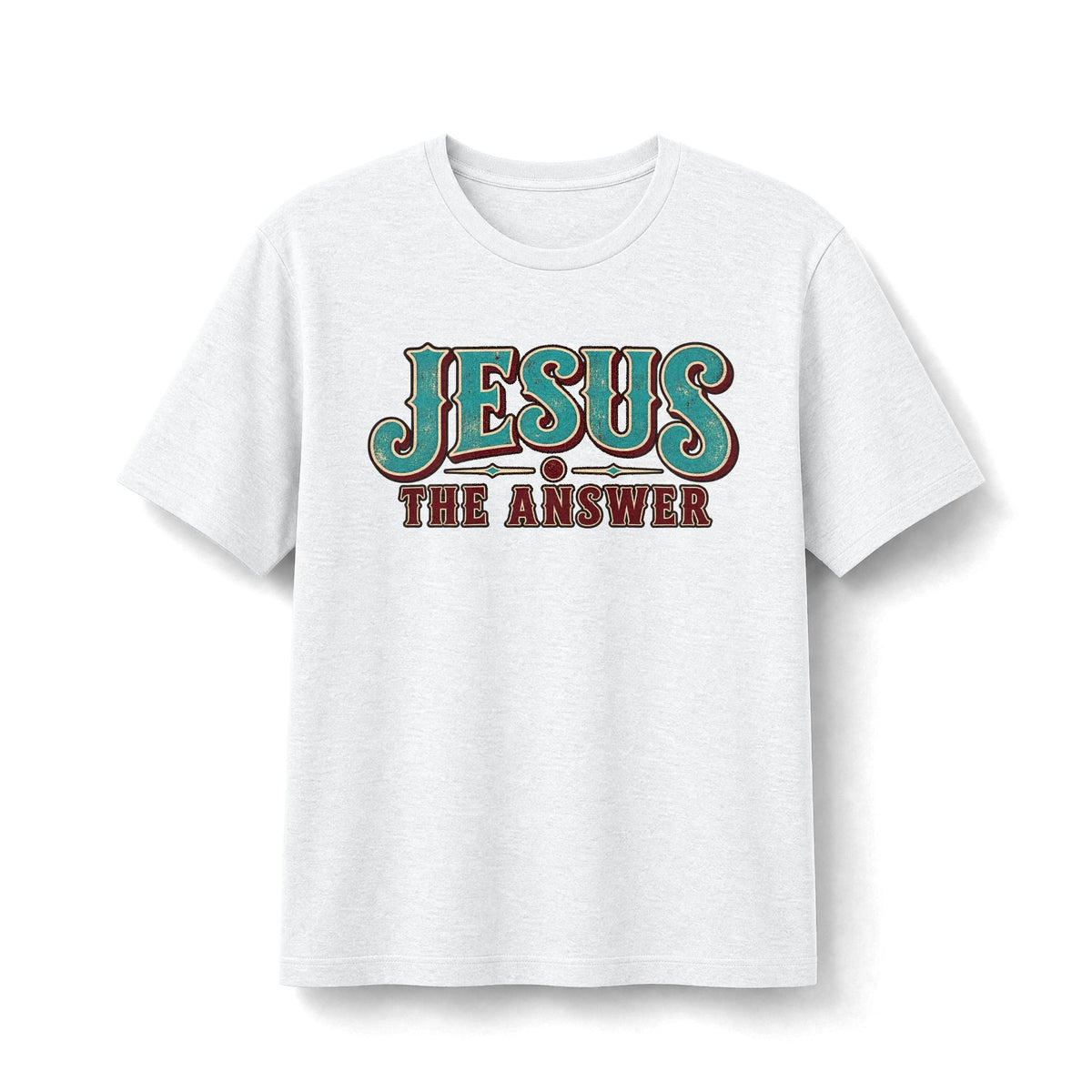 Jesus Is the Answer Retro Christian T-Shirt