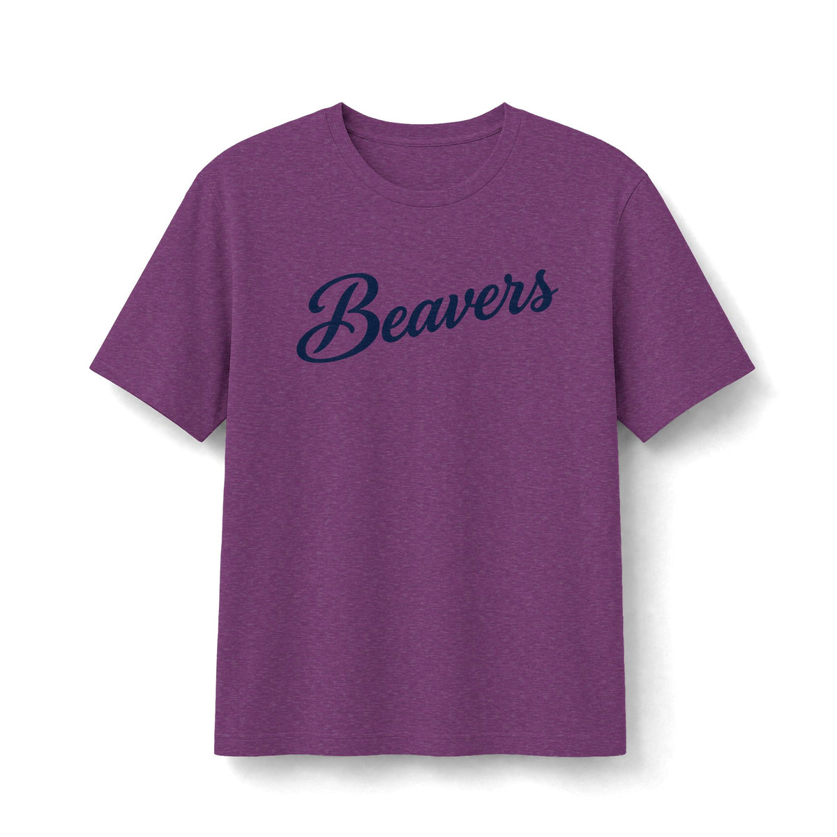 Beavers Script Tee - Vintage Script Collegiate Bella+Canvas CVC