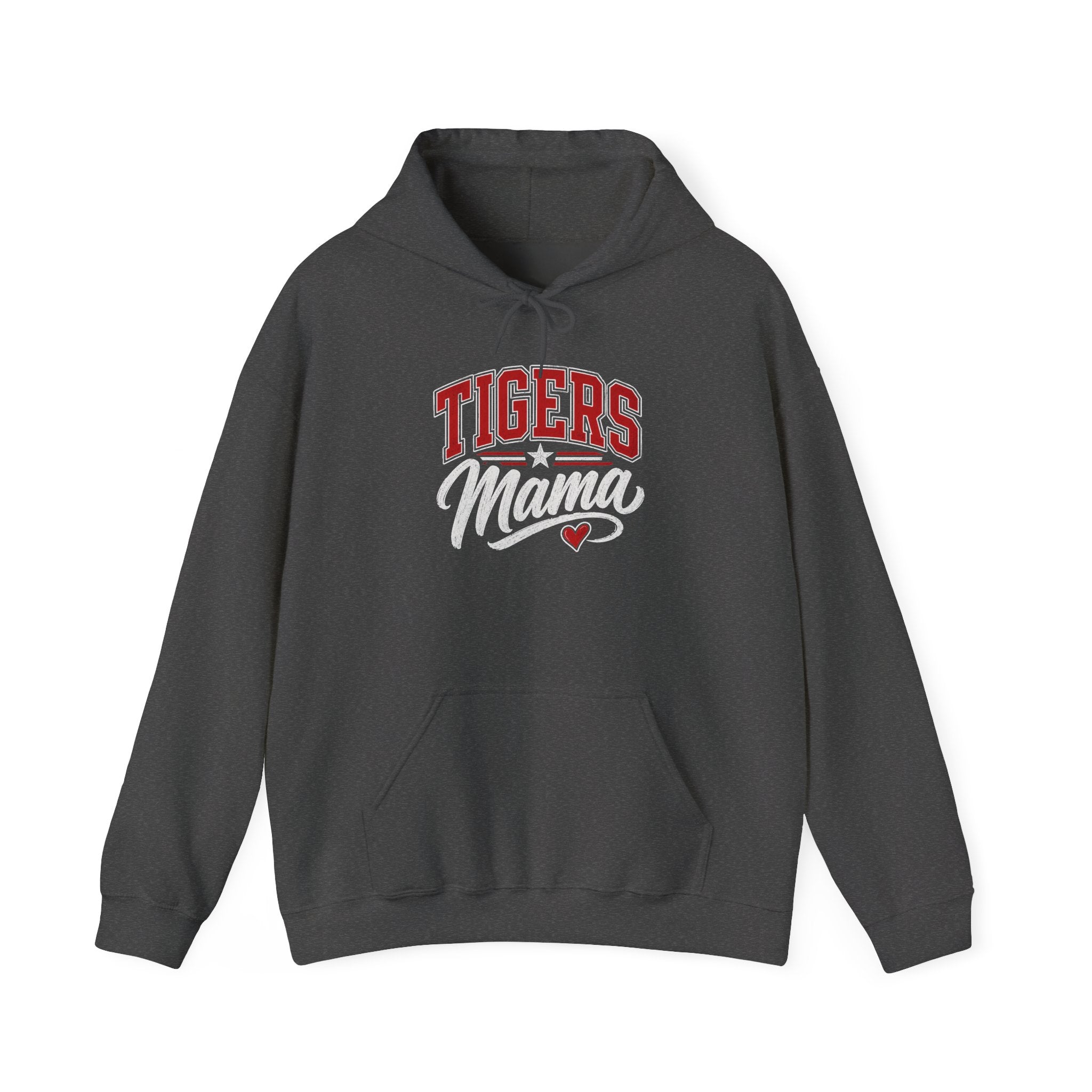 Tigers Mama Hoodie/ Vintage Script Game Day Sweatshirt