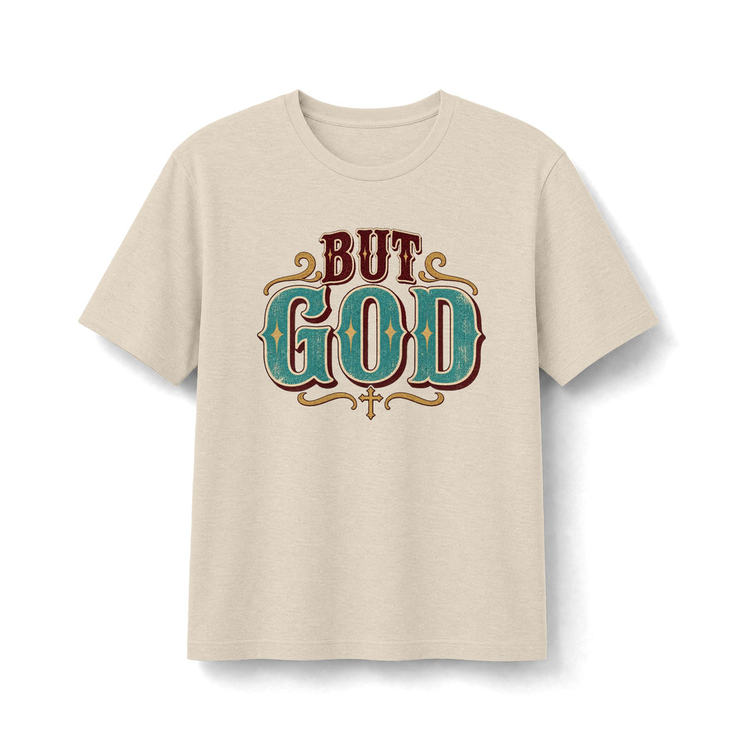 But God Vintage Western Faith Tee