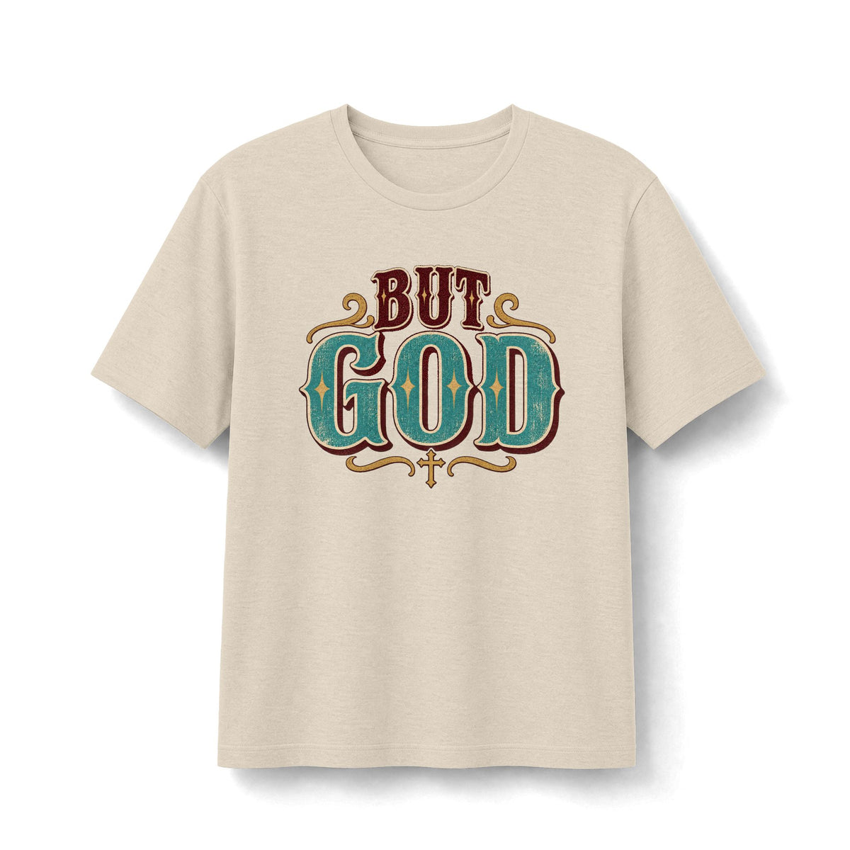 But God Vintage Western Faith Tee