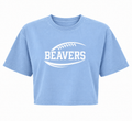 Beavers Football Garment-Dyed Crop Tee