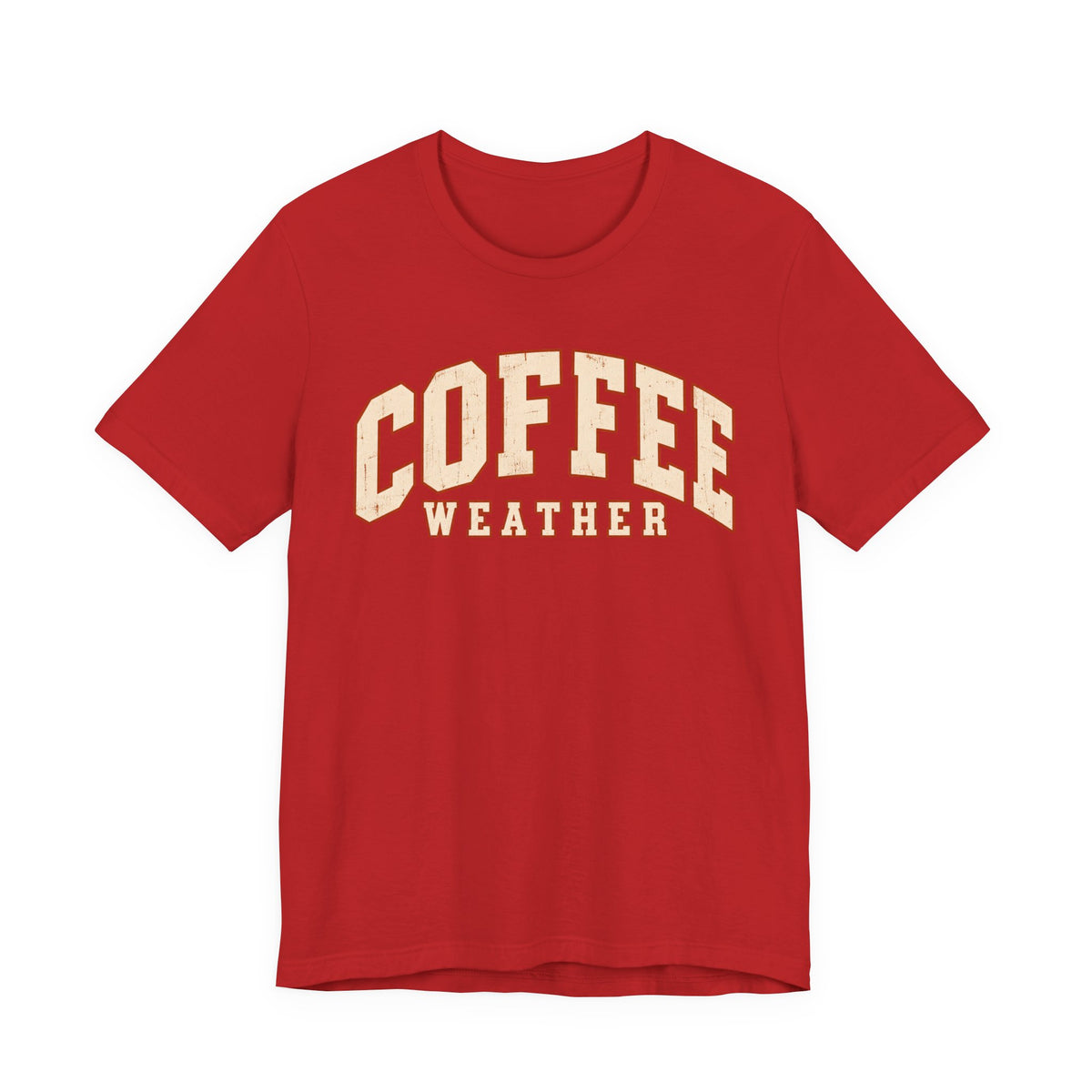 Coffee Weather T-Shirt - Vintage Collegiate Fall Graphic Tee