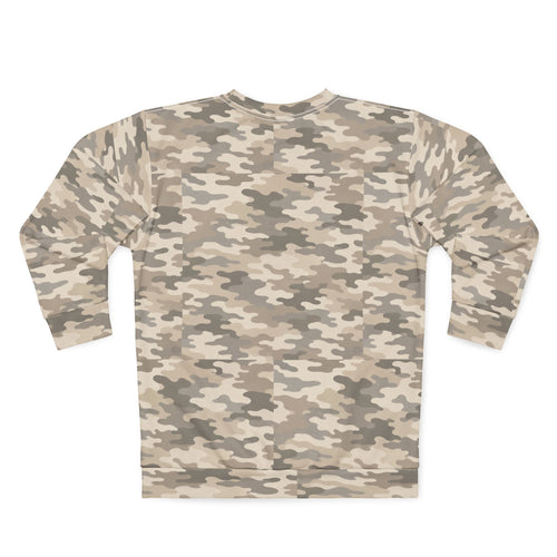 BRONCOS Camo Sweatshirt | Beige Camouflage Crewneck