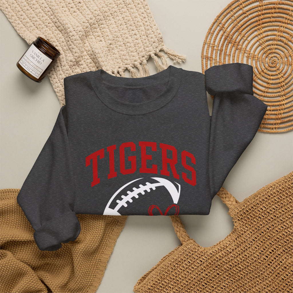 Tigers Football Crewneck Sweatshirt/Game Day Spirit Wear