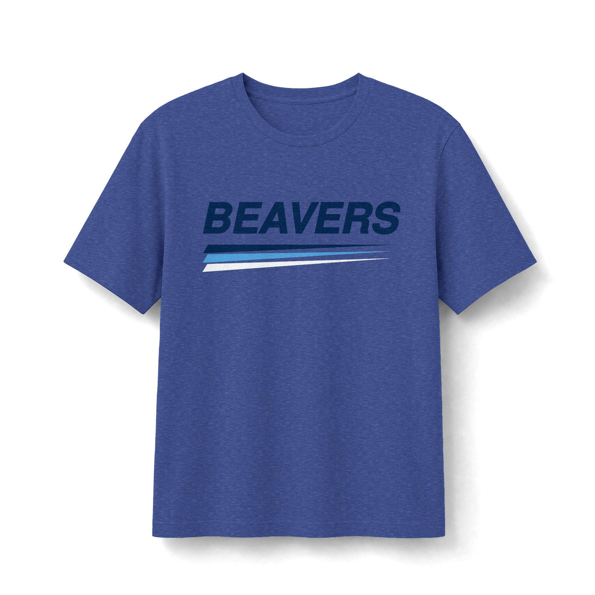 Beavers Triple Stripe Bella+Canva Tee