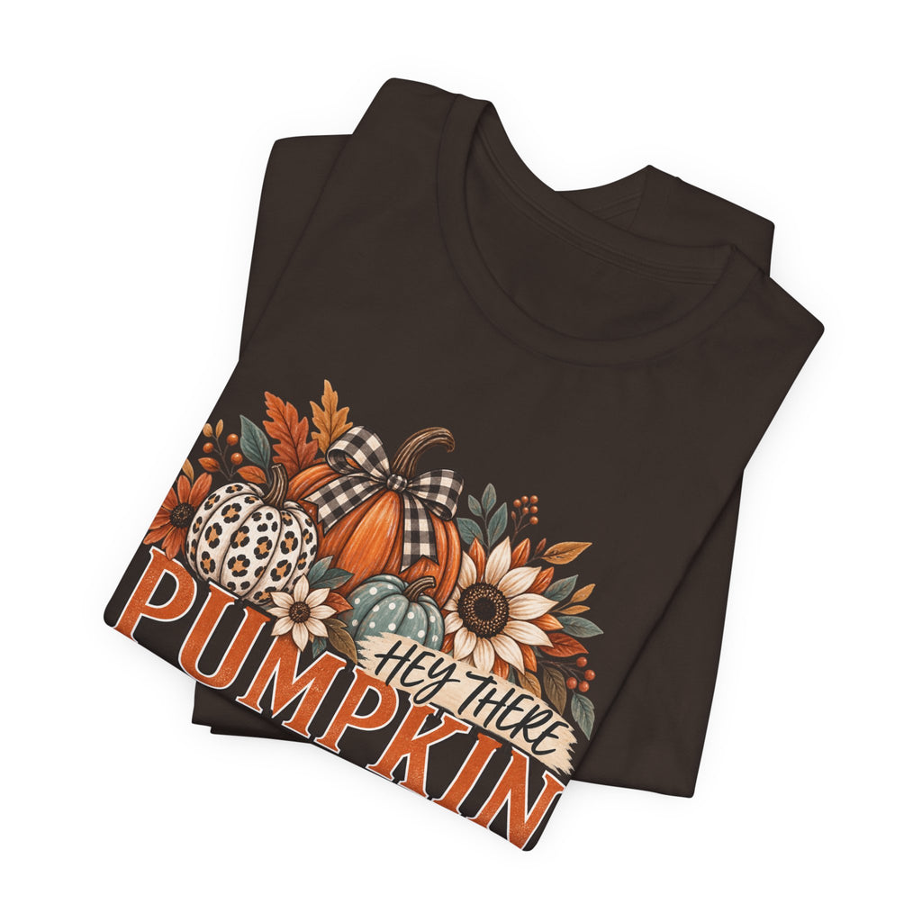Hey There Pumpkin Leopard & Gingham Fall Tree