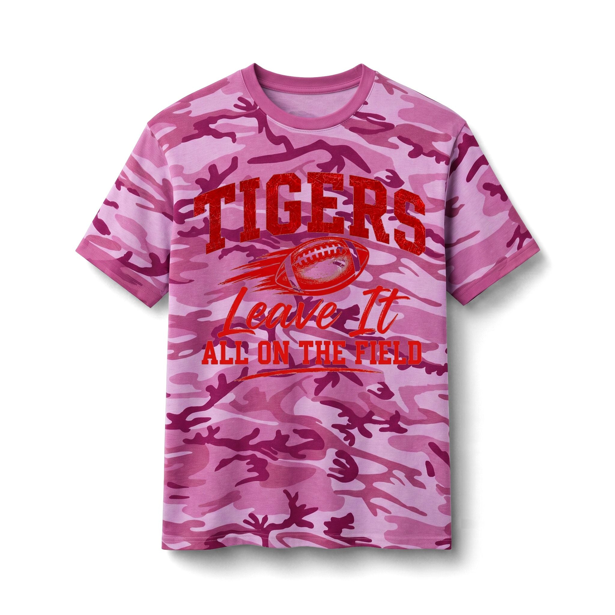 Tigers Leave It All on the Field Camo Tee