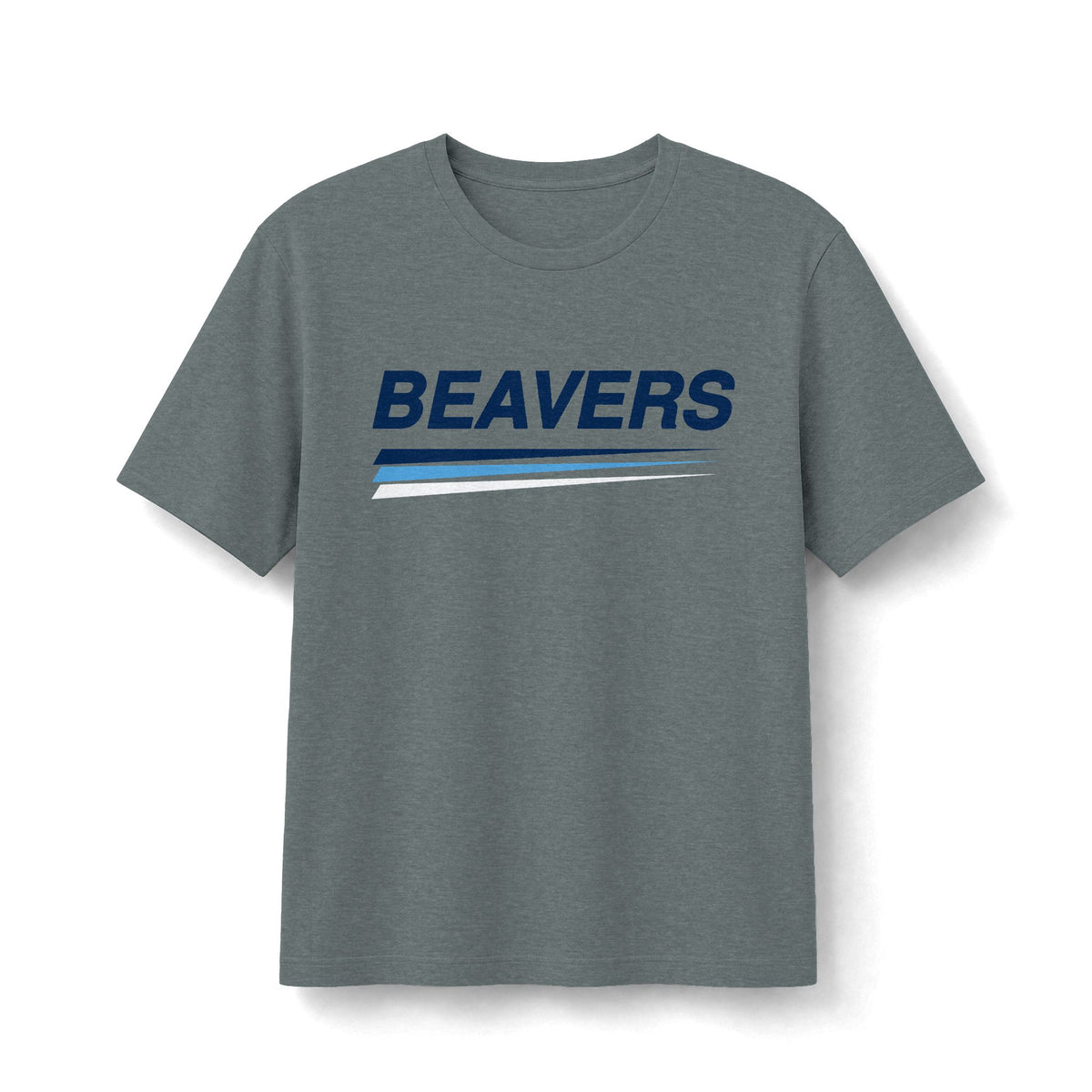 Beavers Triple Stripe Bella+Canva Tee