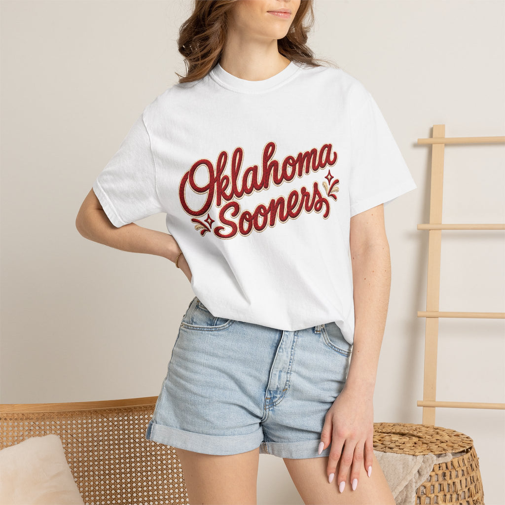 Retro Oklahoma Sooners Comfort Colors Tee