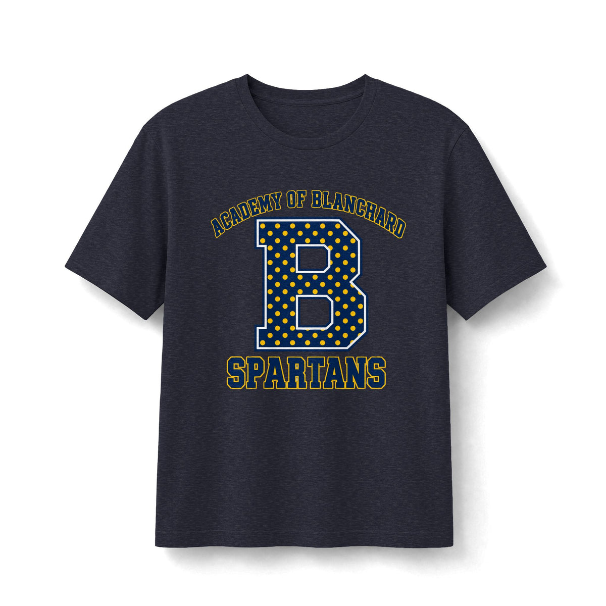 Academy of Blanchard Spartans Polka Dot "B" Tee