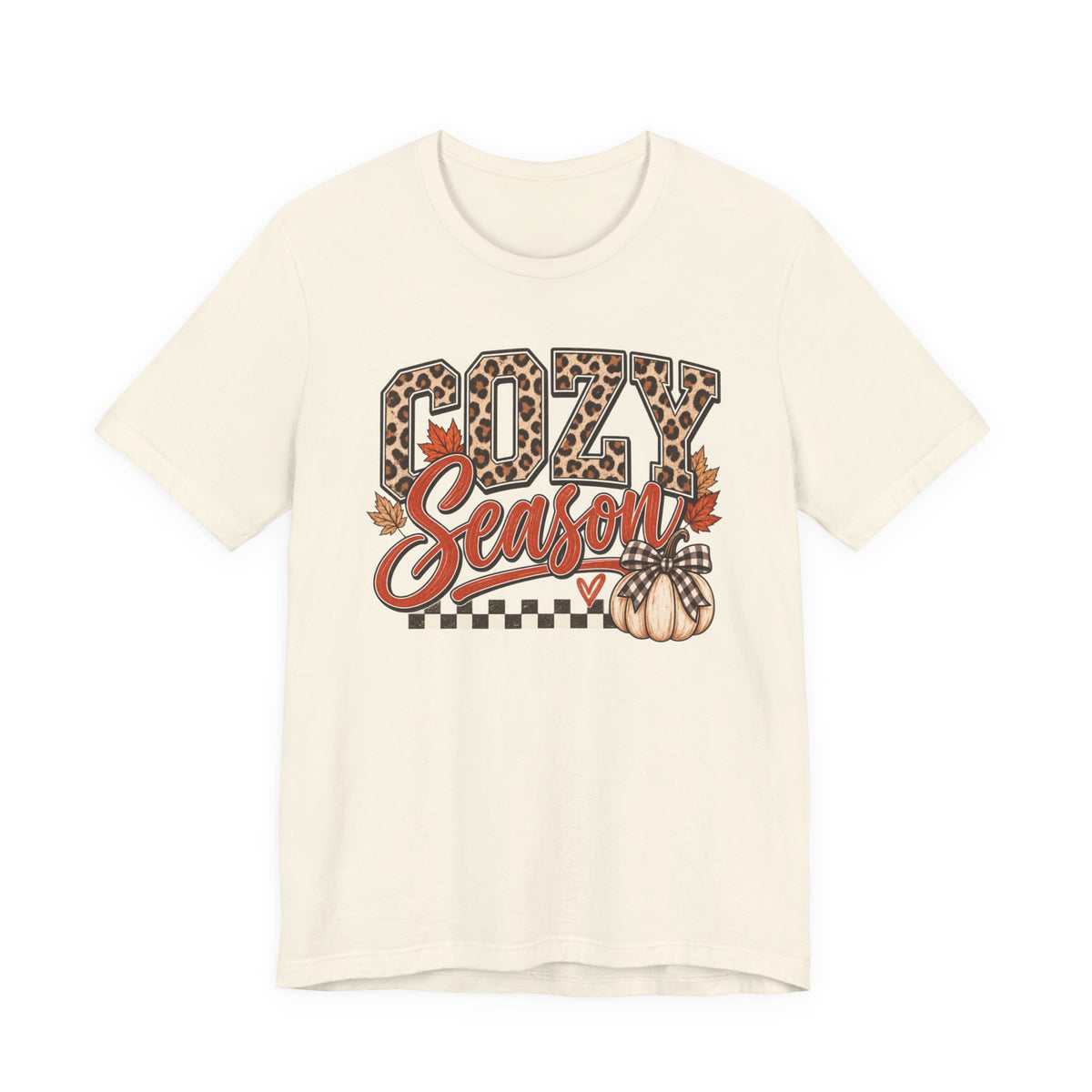 Cozy Season Leopard Fall Graphic Tee