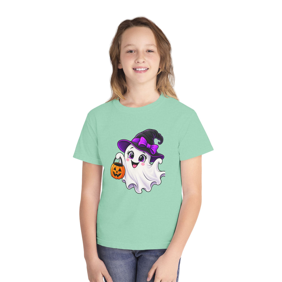 Little Boo Halloween T-Shirt - Cute Ghost Youth Shirt