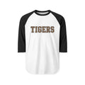 Tigers Quarter Sleeve Raglan Shirt - Classic Baseball Tee