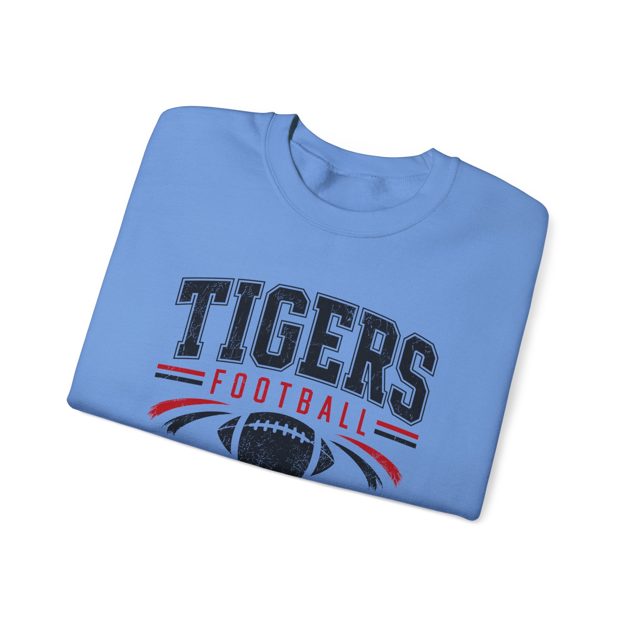 Tigers Football Vintage Logo Sweatshirt | Team Spirit Pullover