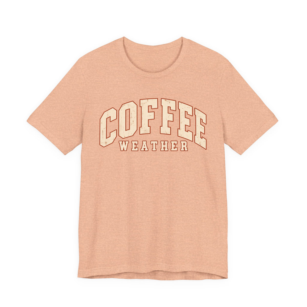 Coffee Weather T-Shirt - Vintage Collegiate Fall Graphic Tee