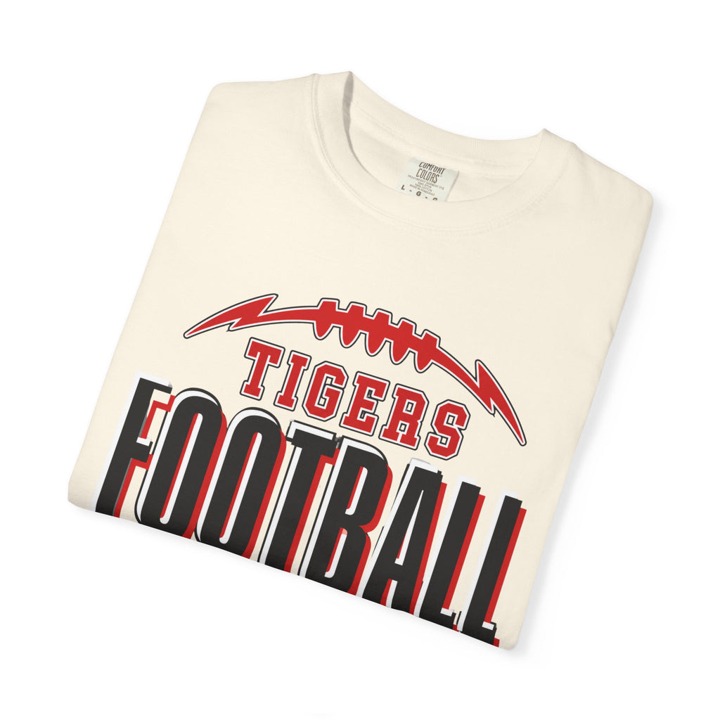 Tigers Football Comfort Colors Tee