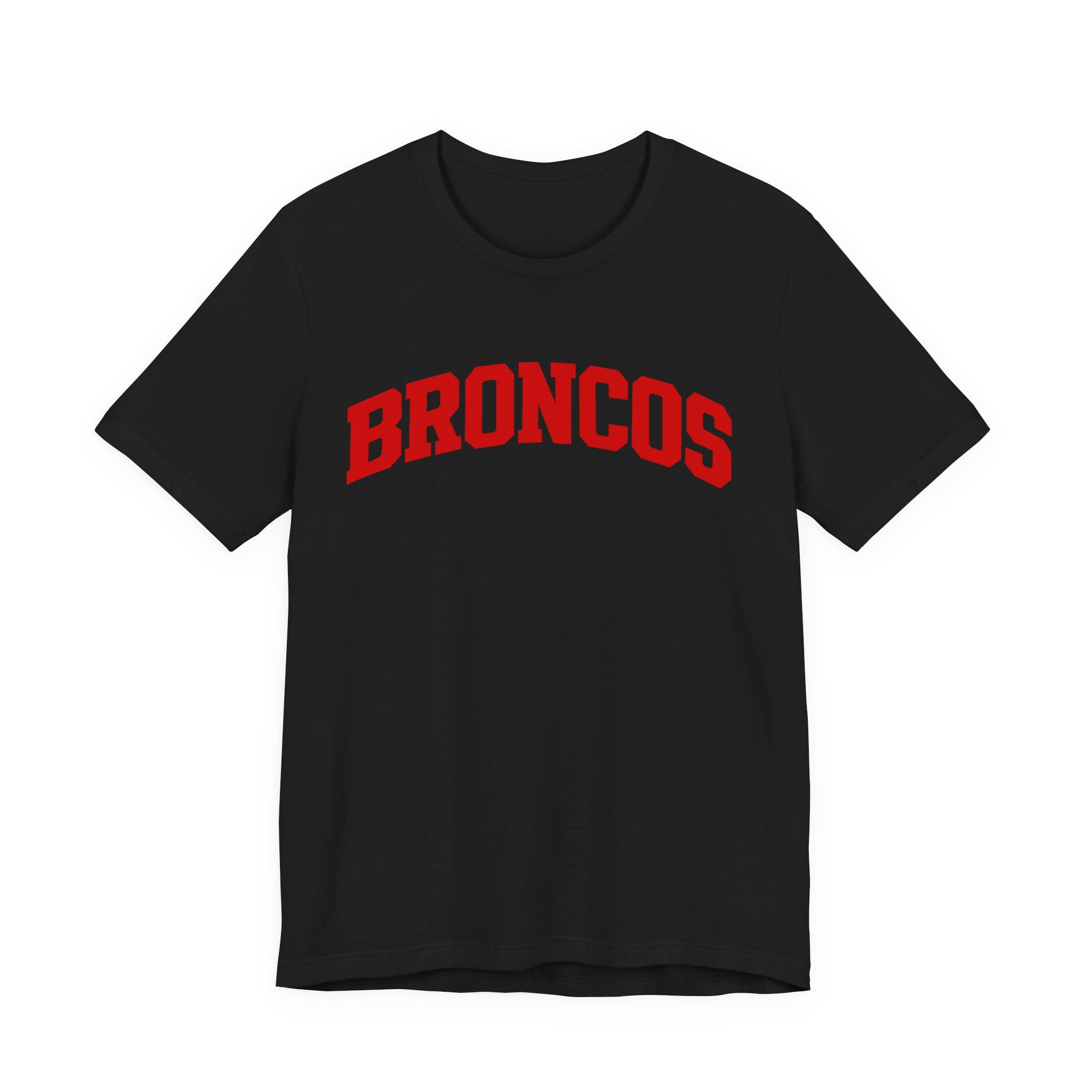 Broncos Classic Varsity T-Shirt - Red Lettering