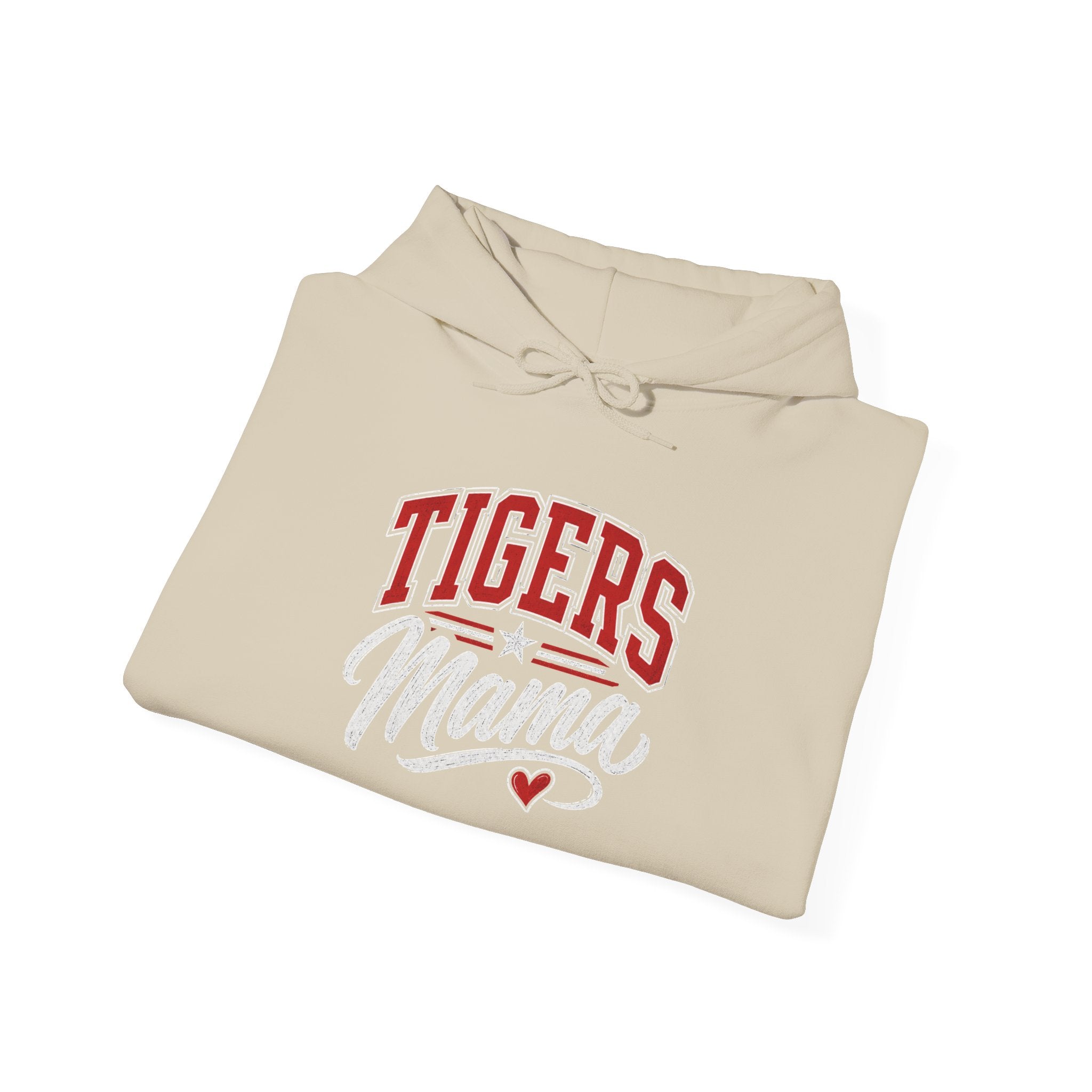 Tigers Mama Hoodie/ Vintage Script Game Day Sweatshirt