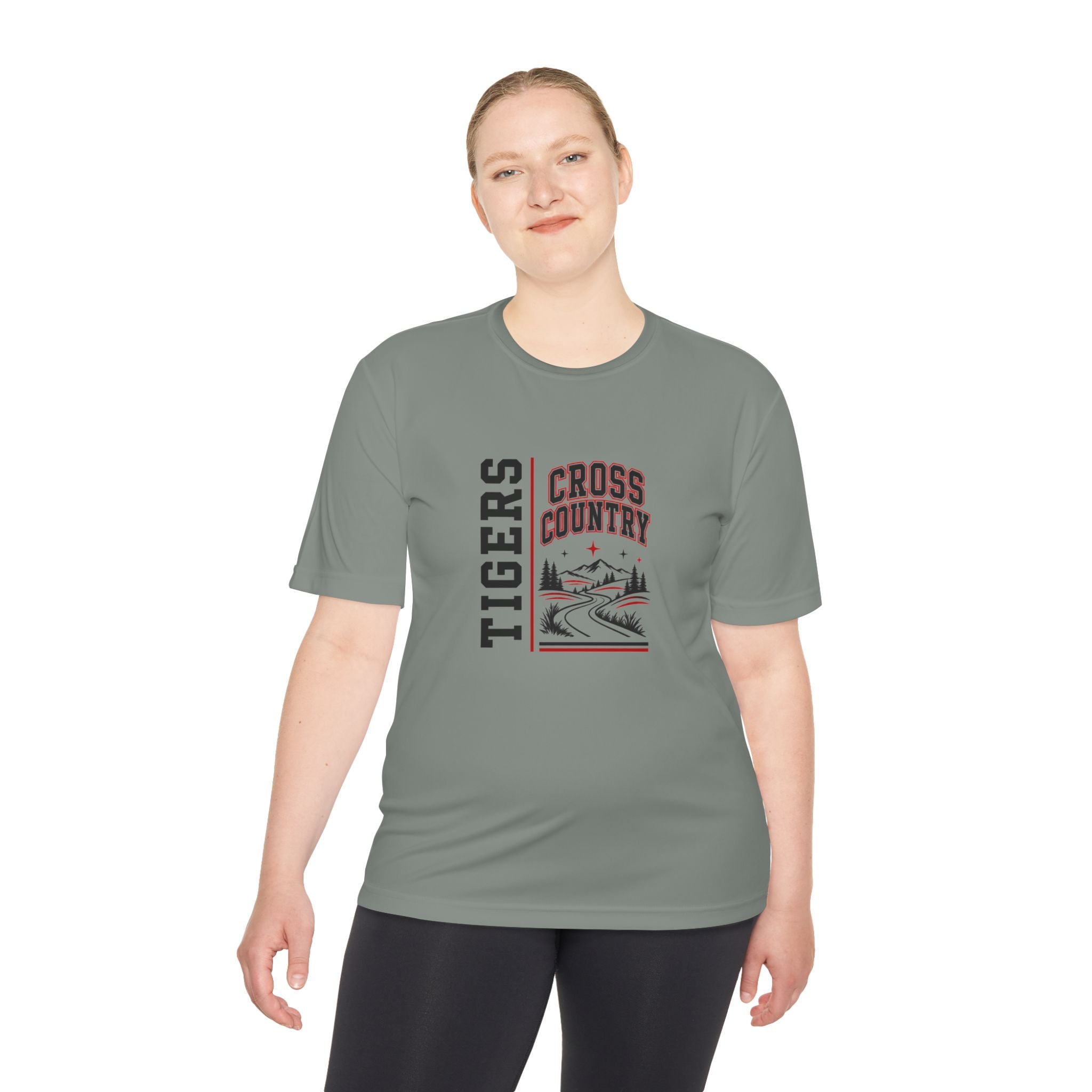 Tigers Cross Country Moisture-Wicking Tee — Running Team Shirt