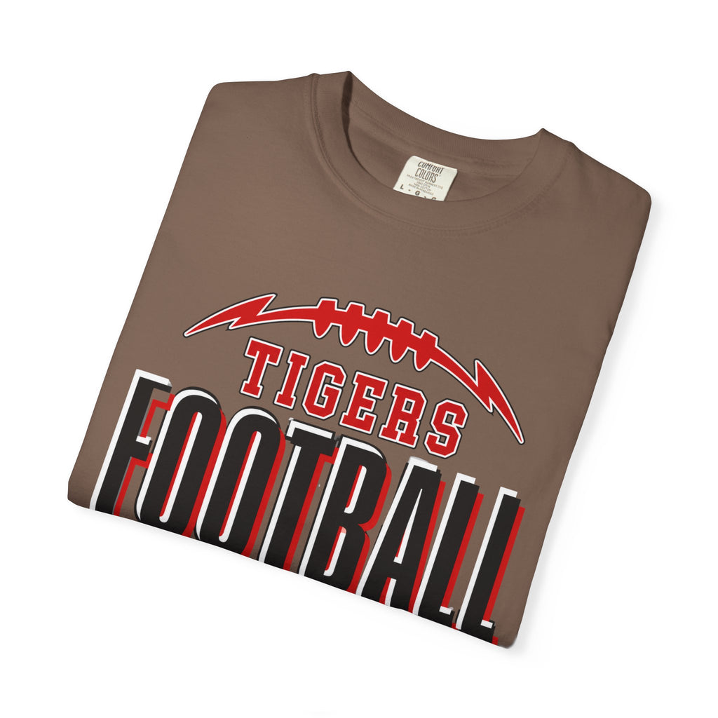 Tigers Football Comfort Colors Tee