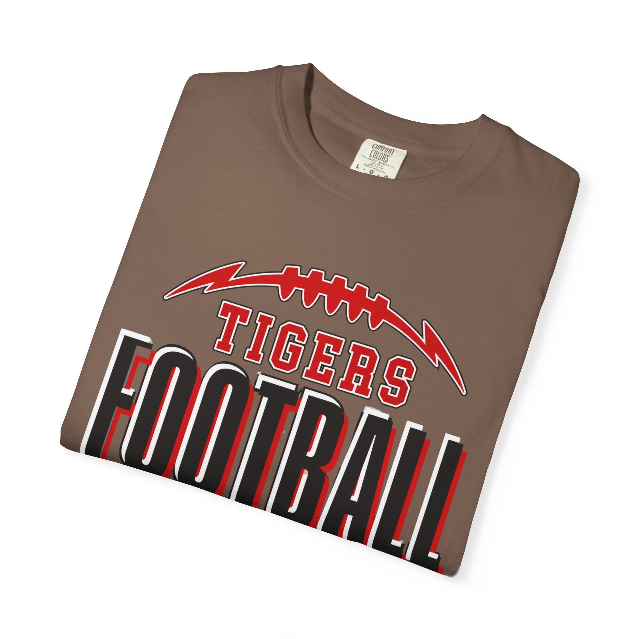 Tigers Football Comfort Colors Tee