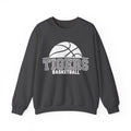 Tigers Basketball Silver Glitter-Effect Crewneck Sweatshirt