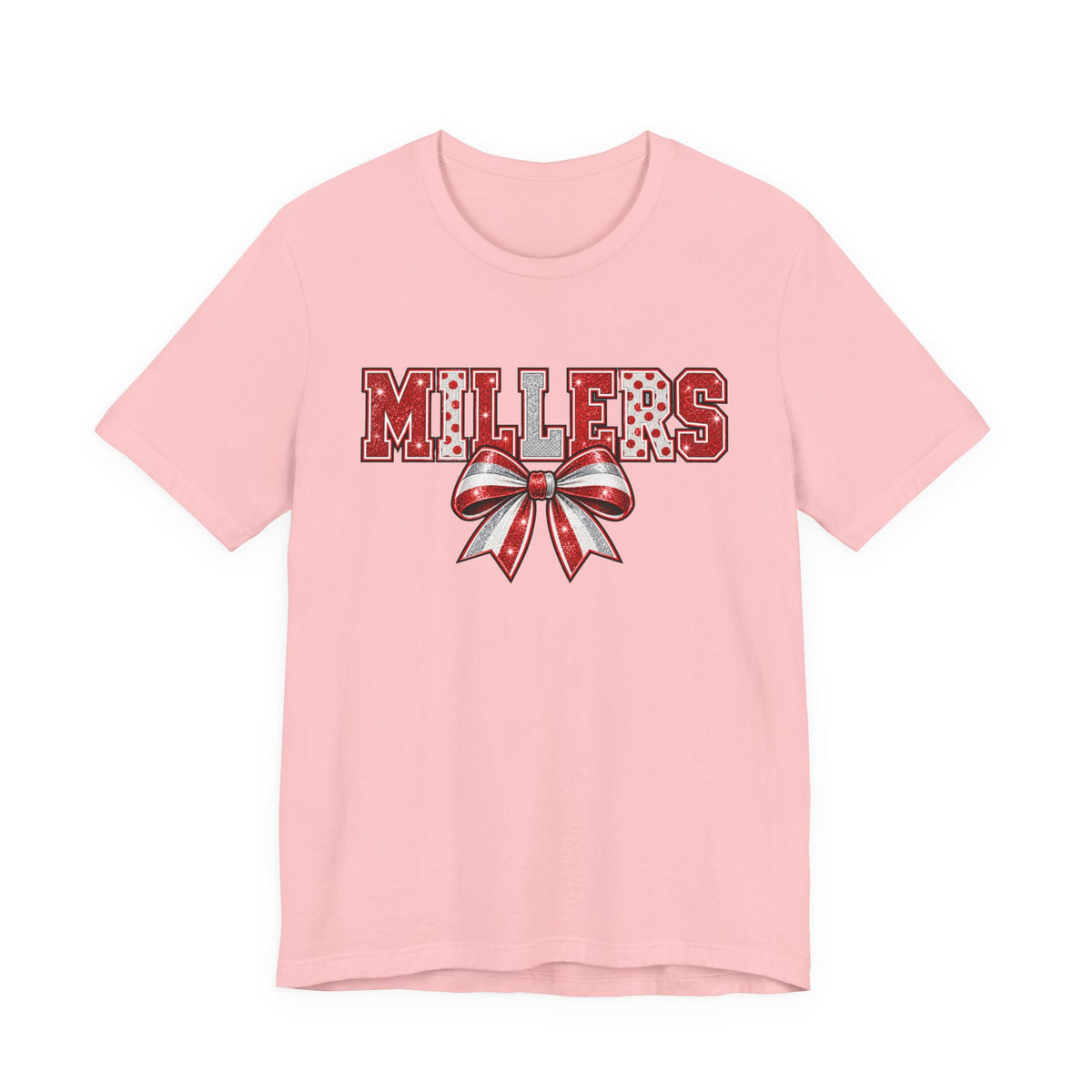 Millers Red & Silver Bow Unisex Tee