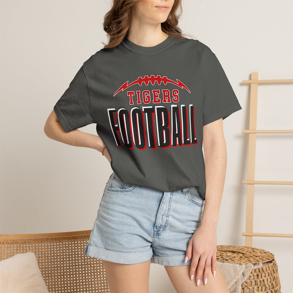Tigers Football Comfort Colors Tee