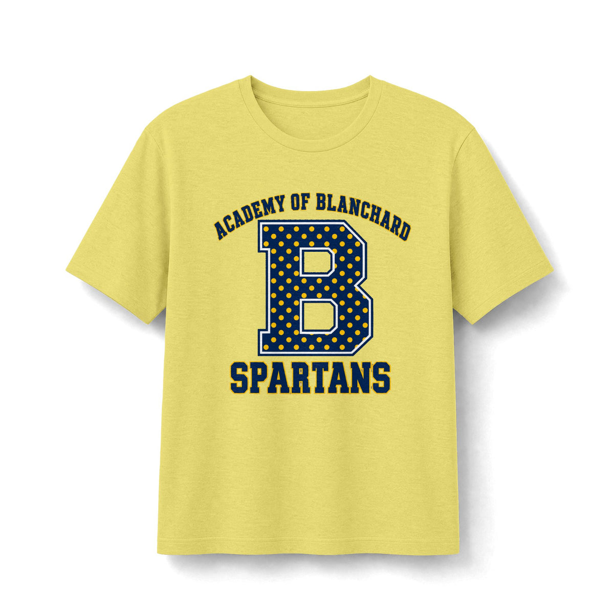 Academy of Blanchard Spartans Polka Dot "B" Tee