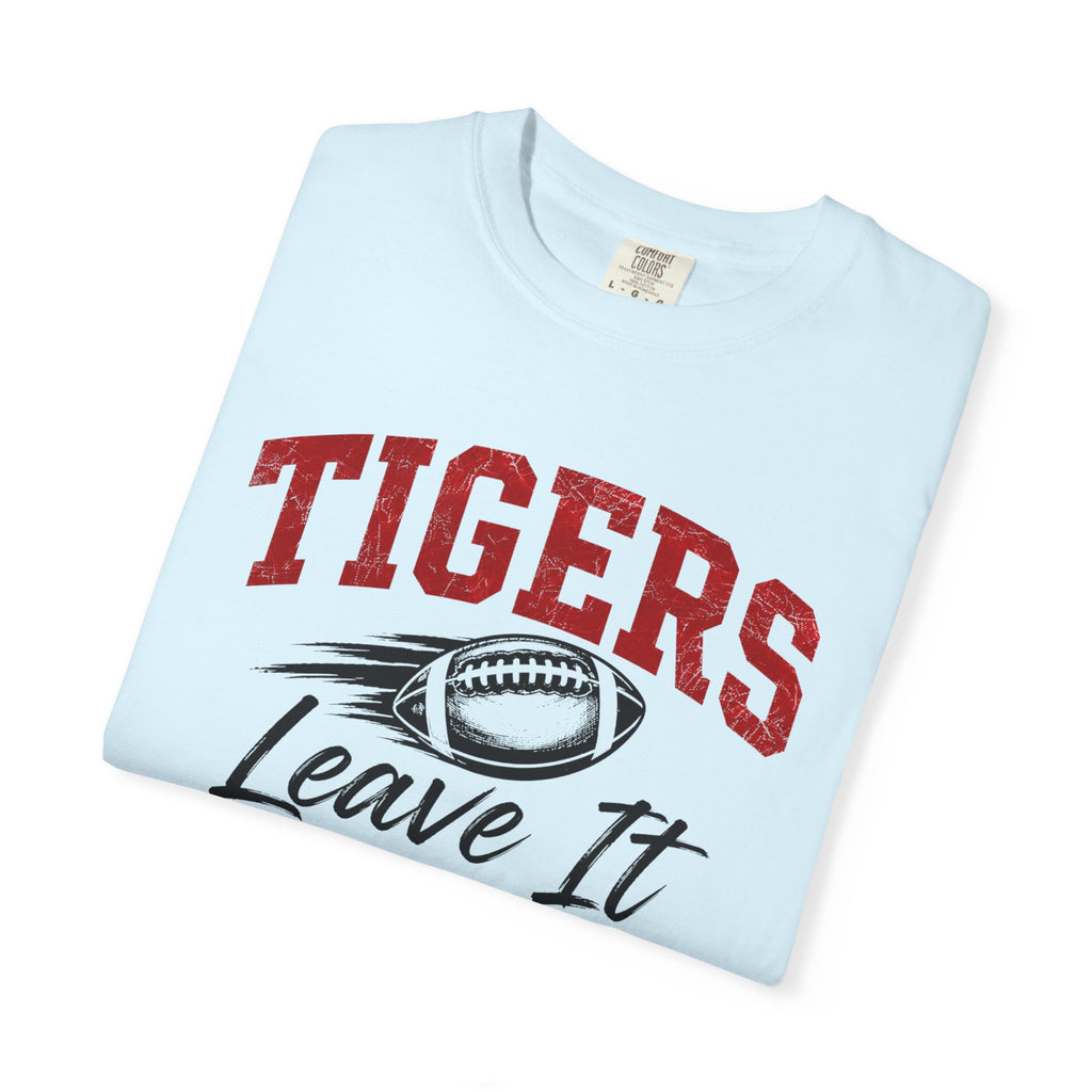 Tigers Leave It All on the Field/Comfort Colors Football Tee