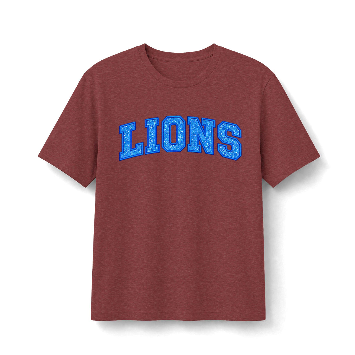 Lions Blue Sparkle Tee - Bella+Canvas CVC