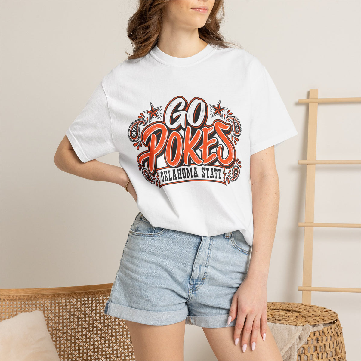 Go Pokes Oklahoma State Comfort Colors Tee