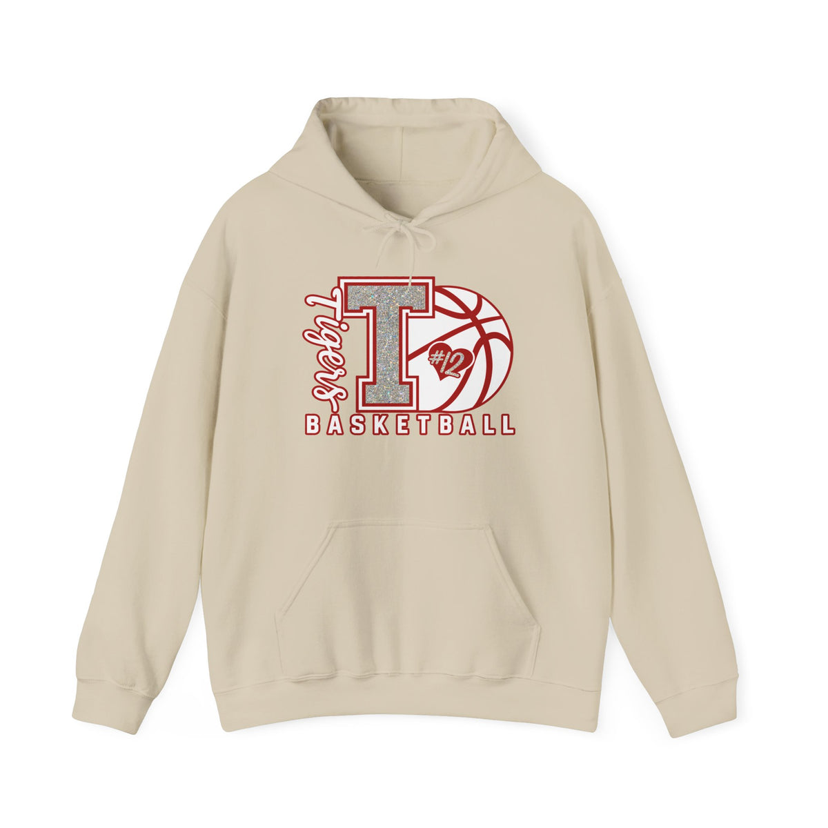 Tigers Basketball Glitter-Effect - Custom Player Number