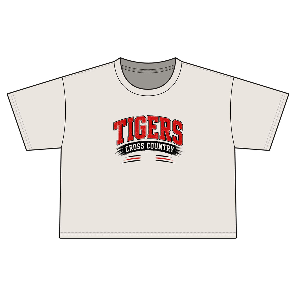Tigers Cross Country Women's Jersey Crop Tee