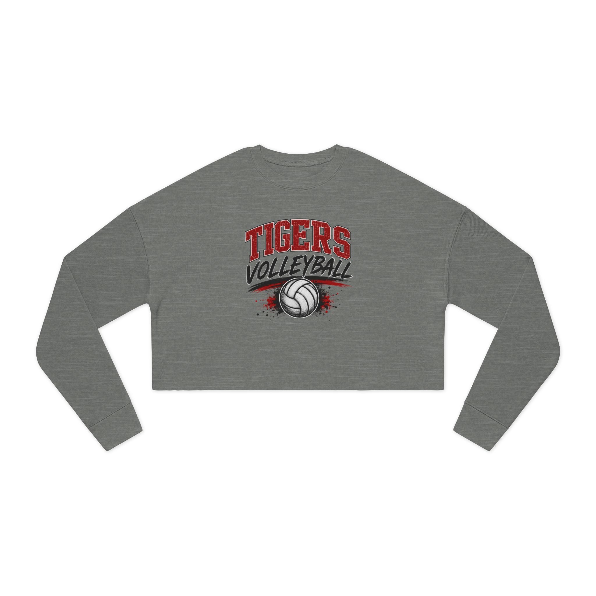 Tigers Volleyball Cropped Sweatshirt