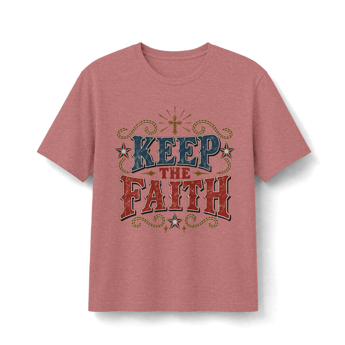 Keep The Faith Retro Christian T-Shirt