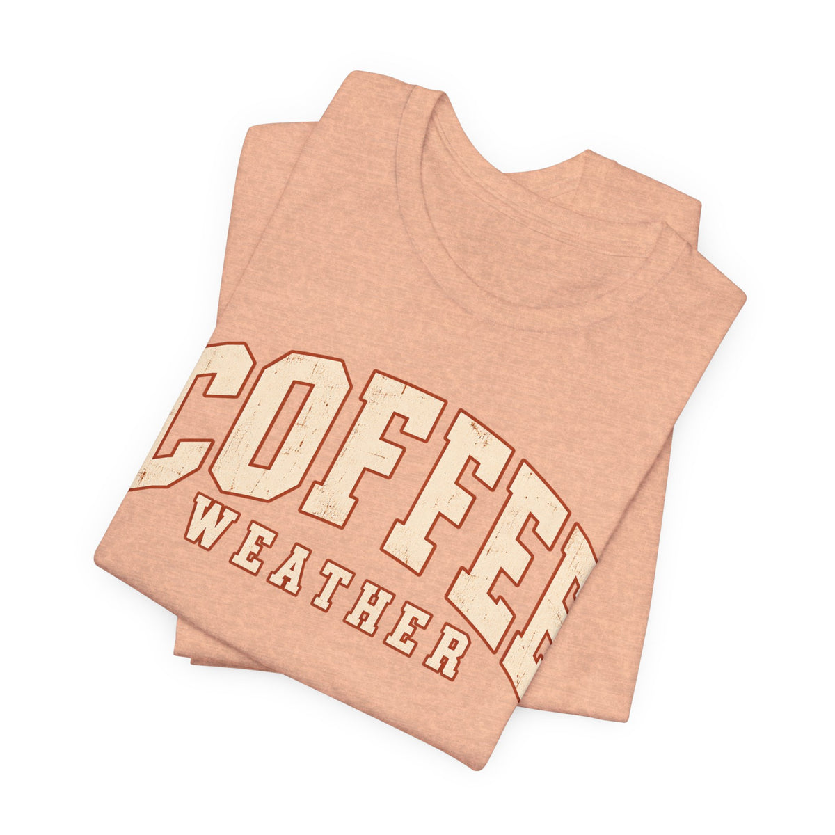 Coffee Weather T-Shirt - Vintage Collegiate Fall Graphic Tee