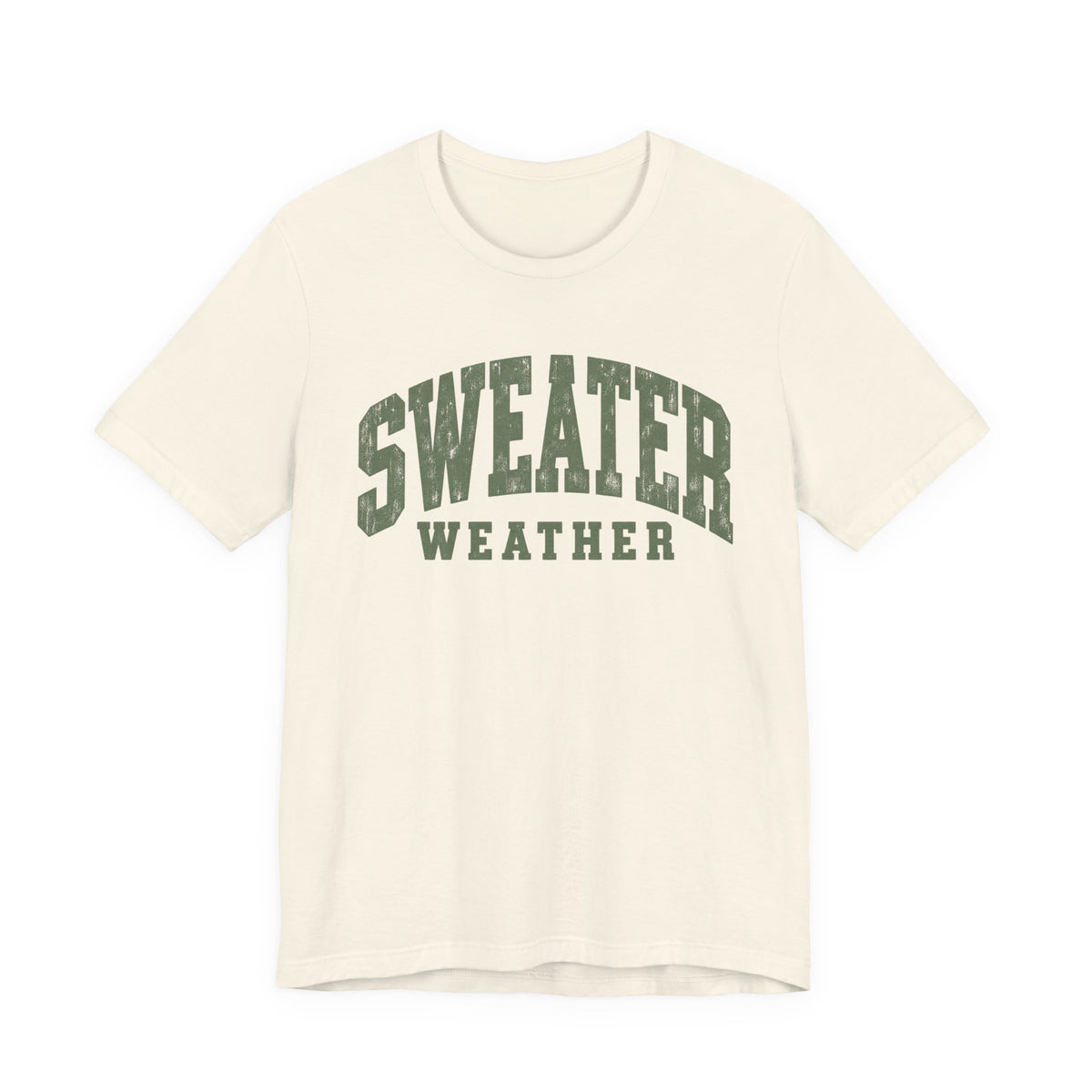 Sweater Weather T-Shirt - Vintage Collegiate Fall Tee