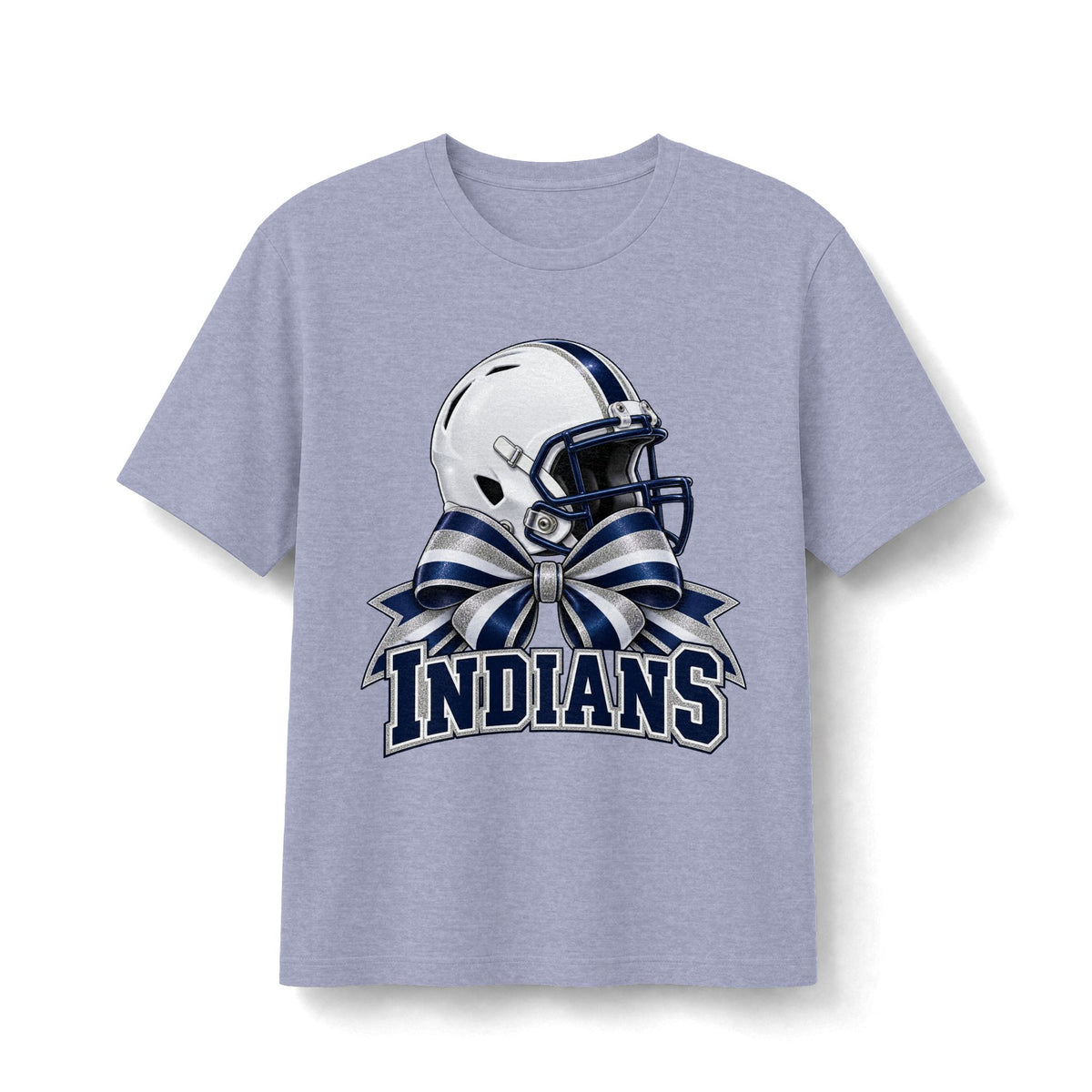 El Reno Indians Football Helmet & Bow Tee