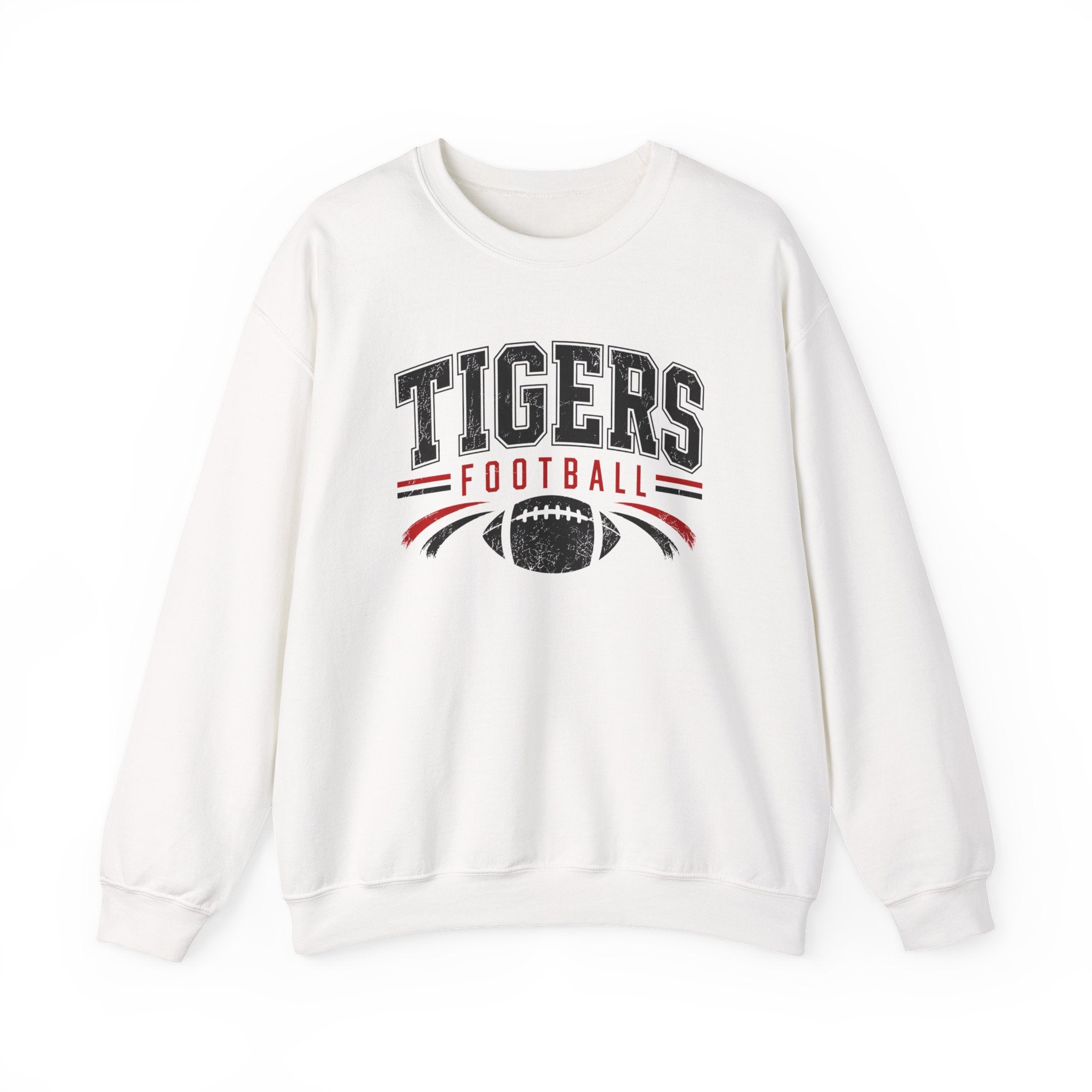 Tigers Football Vintage Logo Sweatshirt | Team Spirit Pullover