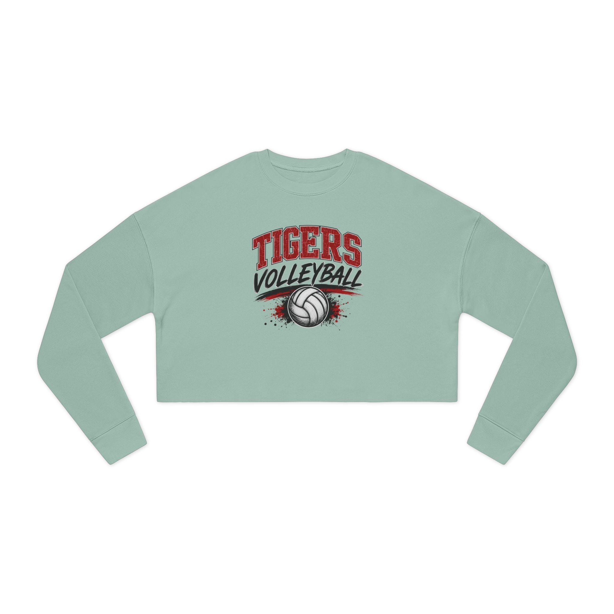 Tigers Volleyball Cropped Sweatshirt