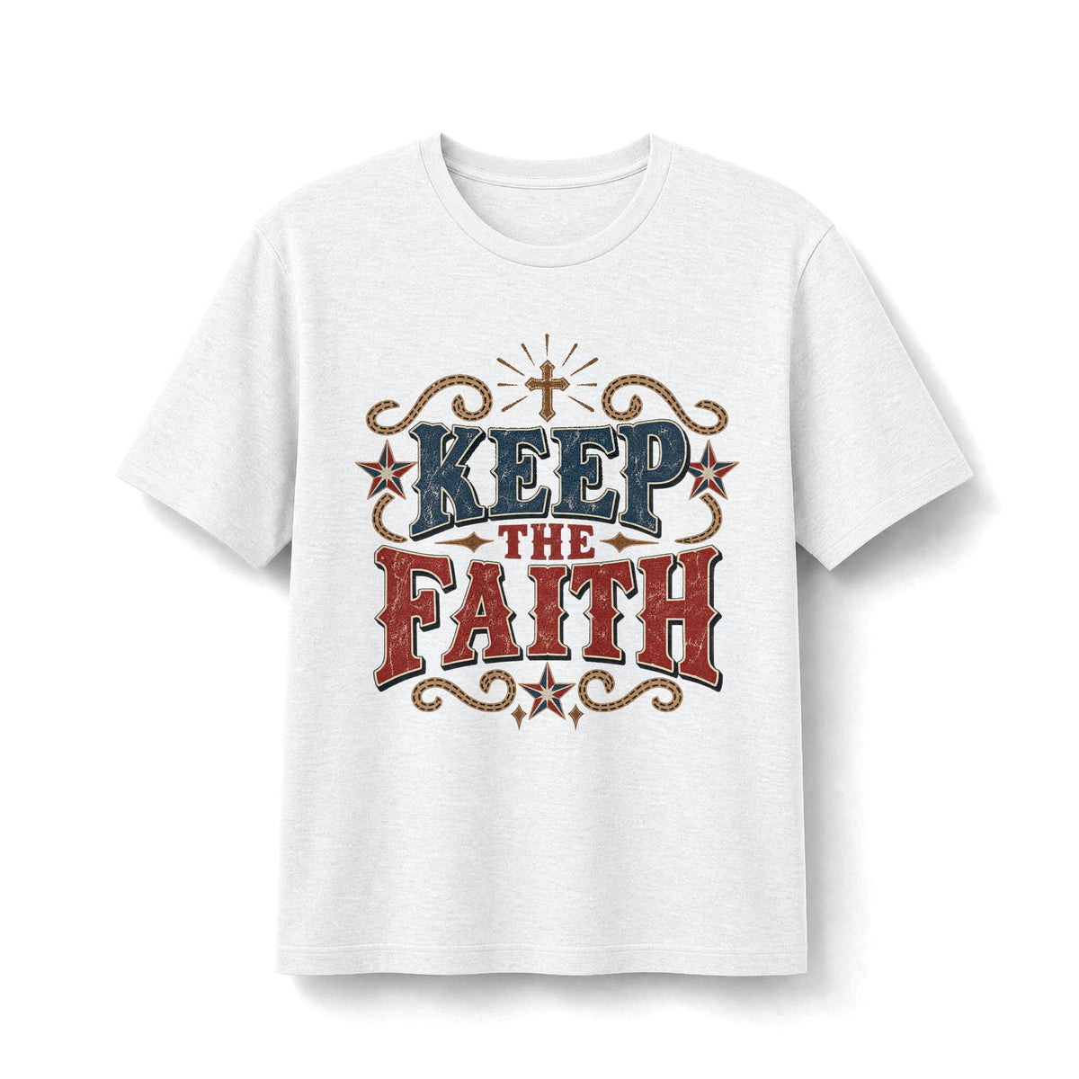 Keep The Faith Retro Christian T-Shirt