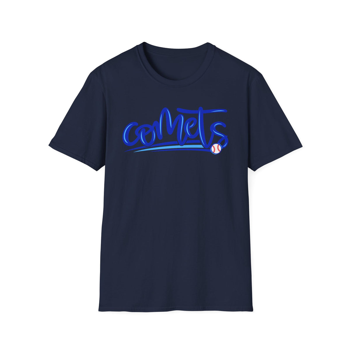 Comets Baseball Softstyle Tee