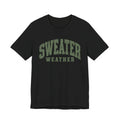 Sweater Weather T-Shirt - Vintage Collegiate Fall Tee