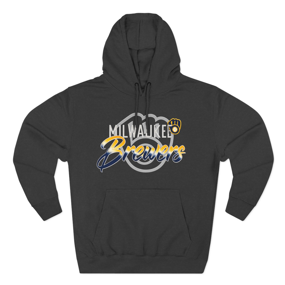 Milwaukee Brewers Vintage Baseball Fleece Hoodie