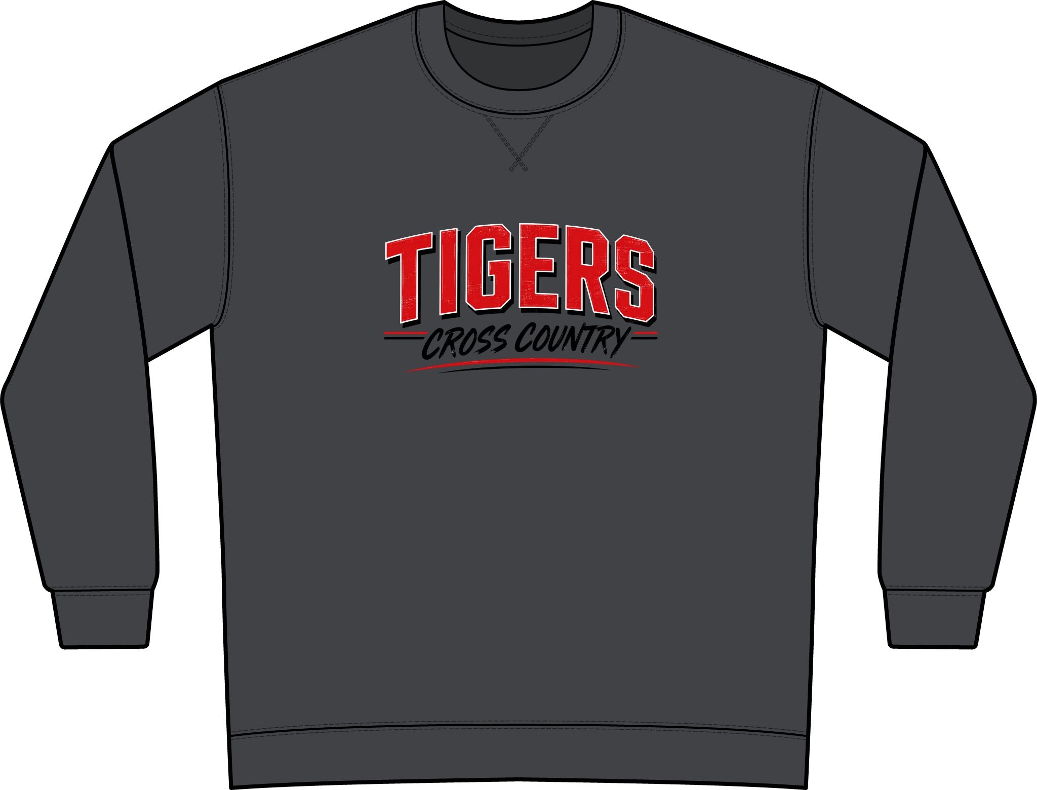 Tigers Cross Country Crewneck Sweatshirt