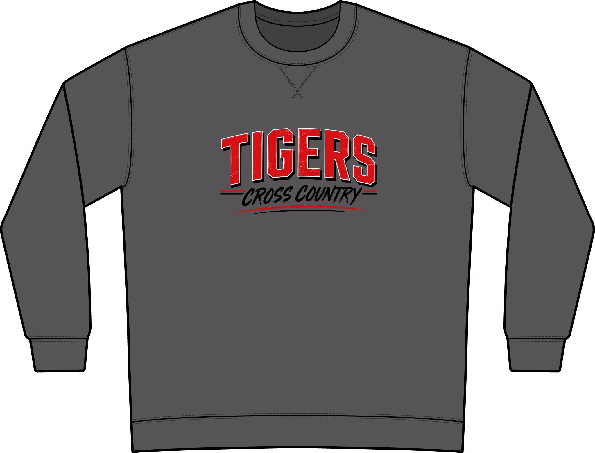Tigers Cross Country Crewneck Sweatshirt