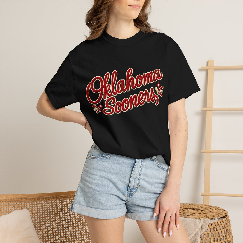 Retro Oklahoma Sooners Comfort Colors Tee